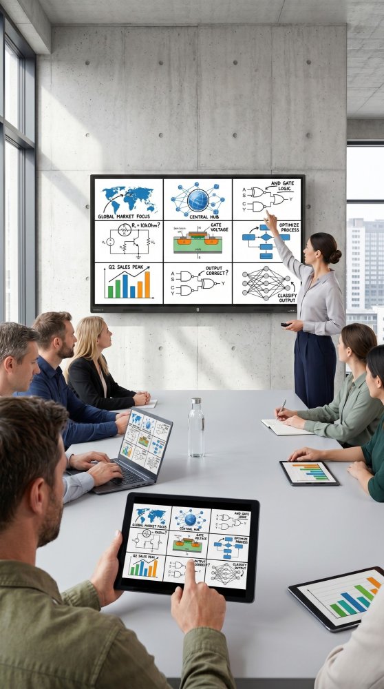 Bezdrôtové zdieľanie obrazovky na monitore Avtek