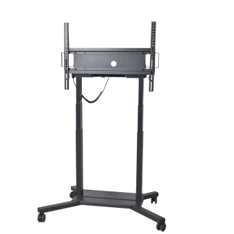 Mobilný stojan s motorizovaným zdvihom Avtek DS1000 - Uzamykateľná odkladacia skrinka: Nie, Krídlové rozšírenie: Krídla 75"