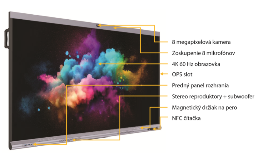 Interaktívny dotykový monitor Prestigio Multiboard Prism 75" AI