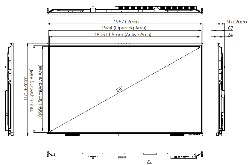 Interaktivní dotykový monitor Avtek TouchScreen 8 Lite G 86