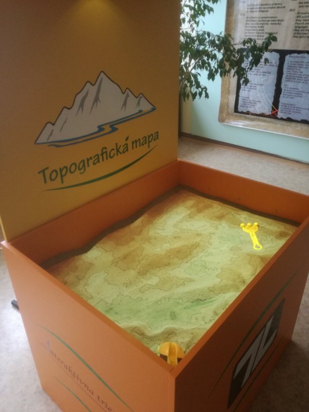 Topografická mapa - prenájom