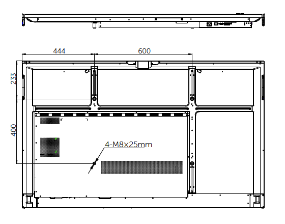 Interaktivní dotykový monitor Avtek TouchScreen 8 Lite G 65
