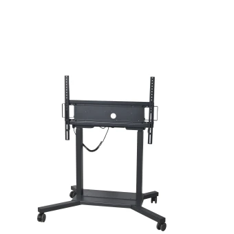 Mobilný stojan s motorizovaným zdvihom Avtek DS1000 - Uzamykateľná odkladacia skrinka: Nie, Krídlové rozšírenie: Krídla 75"