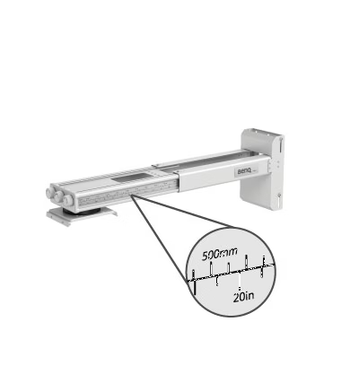 BenQ MH856UST+ - jednoduchšie vyrovnanie pomocou nástenného držiaka